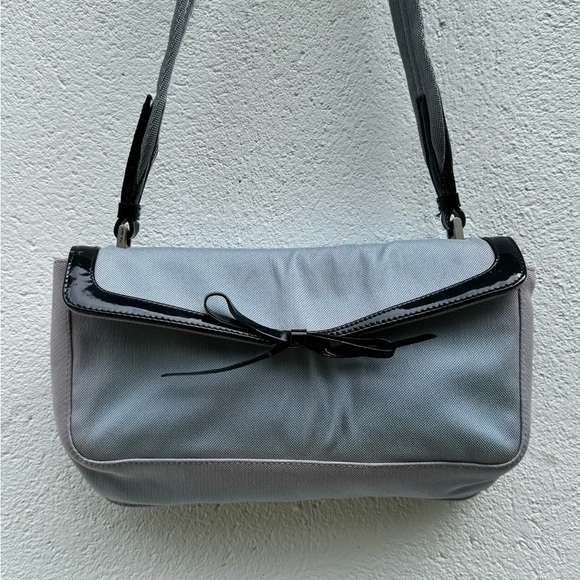 PRADA Shoulder Bag Nylon Light Blue -ART B9930 - Picture 3 of 11